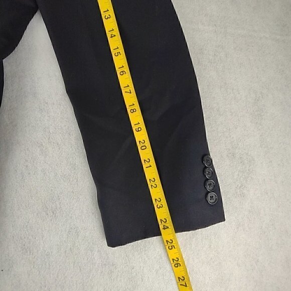 Jones New York Dark Blue Men's 2 Button Wool Blend Suit Jacket Size 38L - Picture 8 of 13